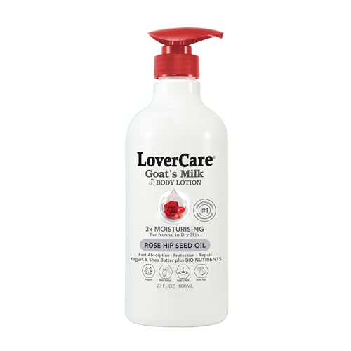 Goat's Milk Body Lotion by Lover's Care – Anti-Oxidant, Rose Hip & Shea