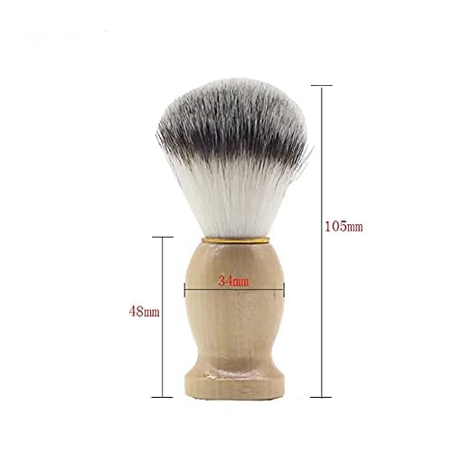 Men's Shaving Brush with Wood Handle Shave Brushes Shave Cream Brush for Men Hair Salon Tool