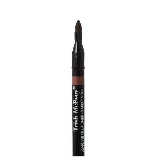 Lip Liner Pencil - Barely Nude Soft Nude, 1.2g - Long-Lasting Precision & Built-in Sharpener