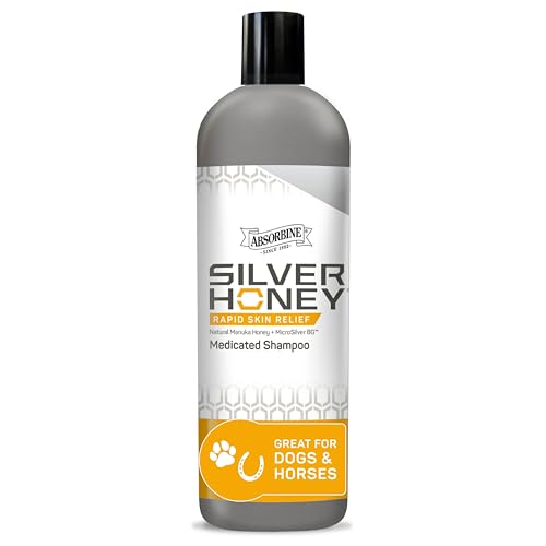 Absorbine Silver Honey Medicated Shampoo & Wound Wash 16 fl oz | Horse & Animal Skin Care