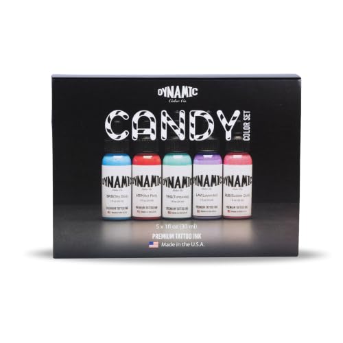 Dynamic Color Candy Set - 5 Vibrant Soft Gummy Tones, Made in USA, 1 oz