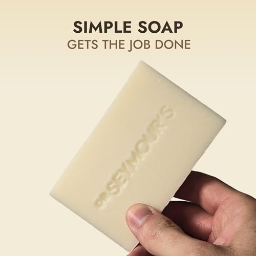 Pure Tallow Soap Bar (3-Pack) ? Unscented, Fragrance Free ? Dr. Seymour's Simple Soap - Moisturizing Body Wash for Sensitive, Dry, Itchy Skin ? Handmade in the USA