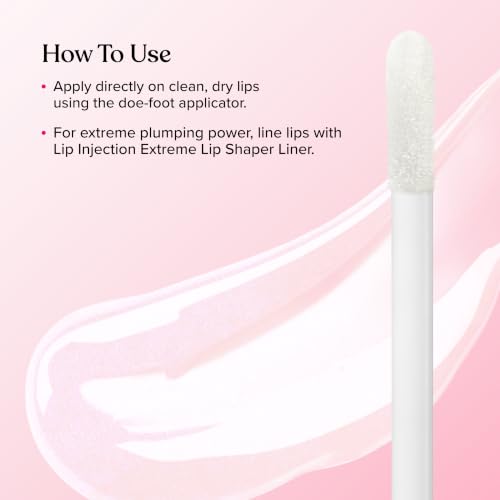 Too Faced Lip Injection Lip Plumper Hydrating Gloss - Original Maximum Plump, Clear