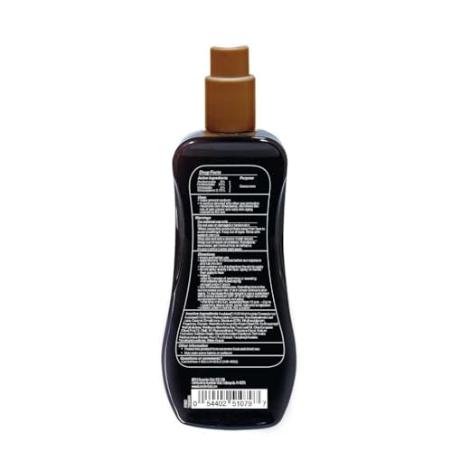 SPF 50 Sunscreen Spray Gel with Bronzer and Hydrating Oils - 8 oz Pack of 2