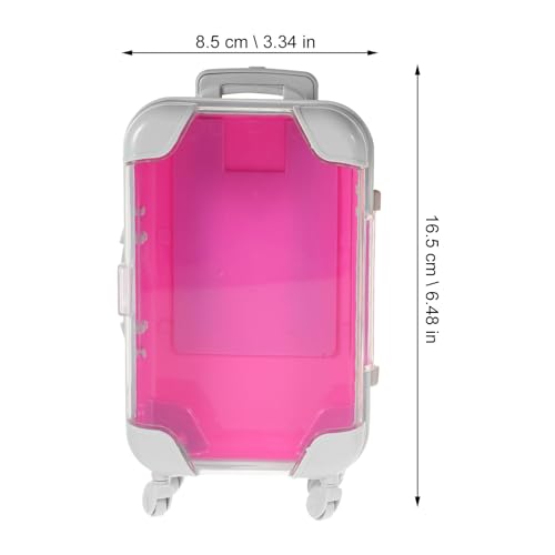 Mini Suitcase Gift Box - 6.48 Inch Portable Travel Makeup & Lash Organizer