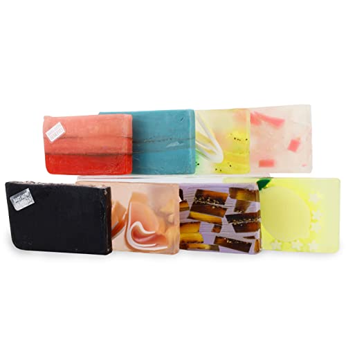 Glycerin Bar Soap Set for Face & Body - Moisturizing 8-Pack, 100g