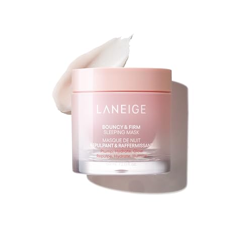 LANEIGE Bouncy & Firm Sleeping Mask 2oz - Korean Overnight Face Hydrating & Anti-Aging