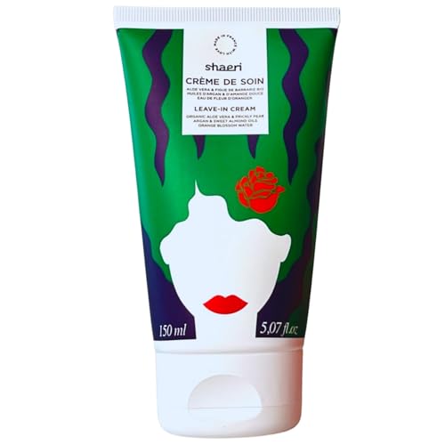 Shaeri Leave-In Conditioner for Curly & Dry Hair - Anti Frizz Nourishing Treatment 5.07 oz