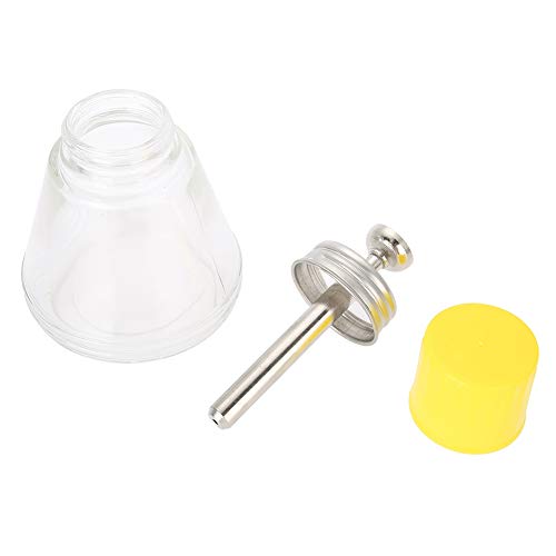 ZJchao 180 ml Press Bottle, Empty Bottle Nail Pump That can Store Nail Polish or Alcohol