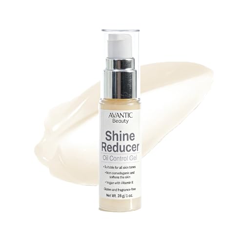 Avantic Shine Reducer for Men 1 Oz Oil Control Gel, Mattifying & Fragrance-Free