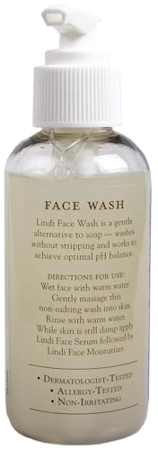 Gentle Face Wash for Sensitive Skin - Non-foaming, Moisturizing, 4 Fl Oz