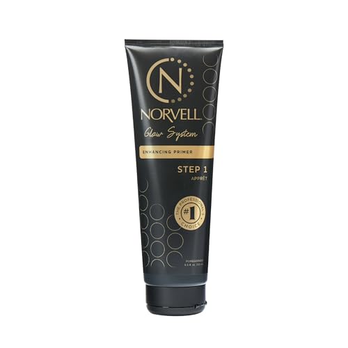 Norvell Glow System Pre-Tan Enhancing Primer - Pre-Tanning Lotion for Spray Tan, 8.5 fl oz (Pre-Tan Primer)