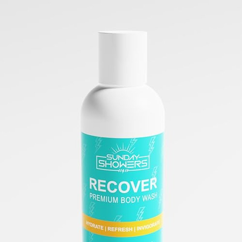 All Natural Recovery Body Wash - Revitalize and Rejuvenate with clean premium ingredients: Charcoal, Shea Butter, Eucalyptus, Tea Tree, Coconut Oil, Rosemary, Chamomile, Sage