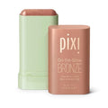 Pixi On-the-Glow Bronze - SoftGlow, Hydrating Tinted Moisture Bronzer Stick with Ginseng, Aloe Vera & Fruit Extracts, For Cheeks & Lips, 19g / 0.6oz, Paraben-Free