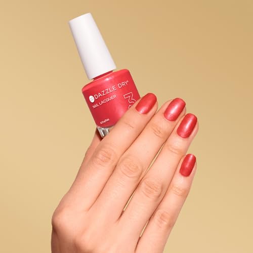 Dazzle Dry Nail Lacquer Step 3 Poolside Pink 0.5 Fl Oz - Long-Lasting Nail Polish