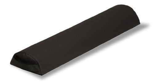 EarthLite W68034BL Half Round Bolster Black,Grade: 1 to 1,Age: 6" Height, 6" Wide, 26" Length