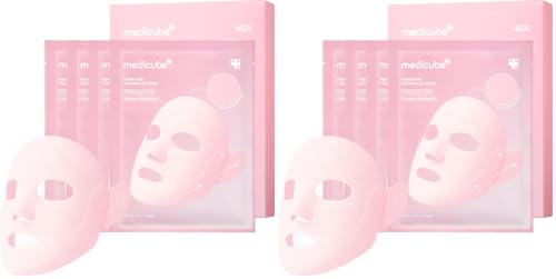 Medicube PDRN Pink Tension Up Sheet Mask 3-Step Contouring Pack of 2