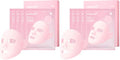 Medicube PDRN Pink Tension Up Sheet Mask 3-Step Contouring Pack of 2