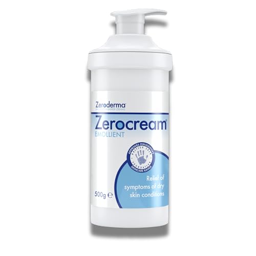 Zeroderma Zerocream 500g Emollient & Soap Substitute for Eczema Psoriasis Dry Skin - Pack of 1