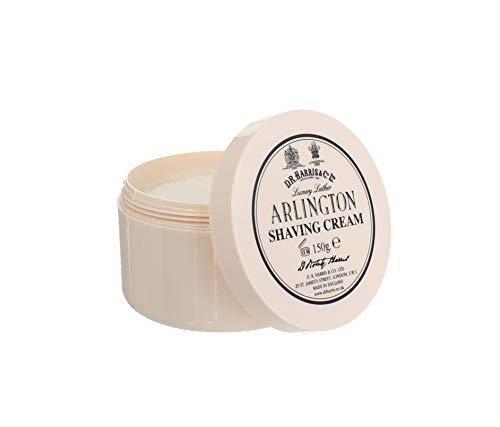 D.R. Harris Arlington Shaving Cream Bowl 150g - Luxurious Glycerin Men’s Shave