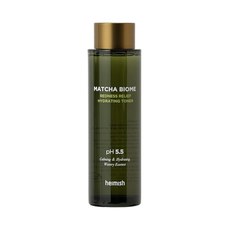 HEIMISH Matcha Biome Redness Relief Hydrating Toner - Calming & Soothing, Moisturizing, Skin Balancing Face Toner with Matcha, Probiotics, for Sensitive Skin, pH 5.5, Trouble Care, 5.1fl.oz/150ml