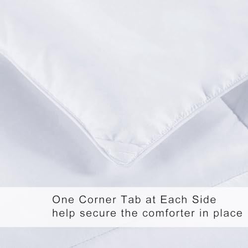 COHOME All-Season Oversized King Cooling Comforter Duvet Insert - White
