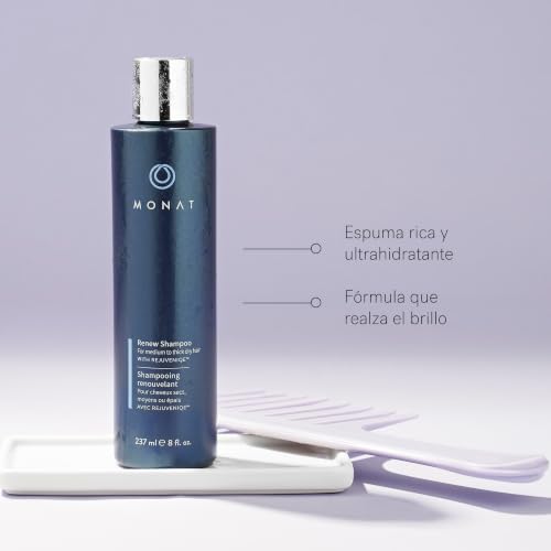 MONAT Renew Moisturizing Shampoo with Rejuveniqe® - 8 Fl Oz, Suitable for Medium to Thick Hair