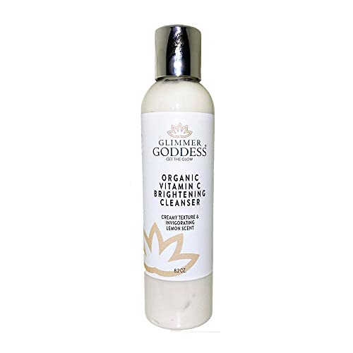 Glimmer Goddess Organic Vitamin C Facial Cleanser for Dark Spots - 8oz