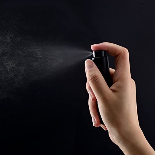 Lil Ray Matte Black 8ml Refillable Perfume Atomizer 14pcs Portable Spray Bottles