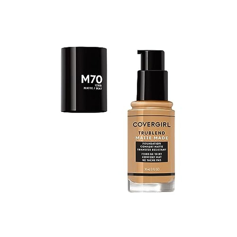 COVERGIRL TruBlend Matte Made Liquid Foundation, Sand Beige (Pack of 2)