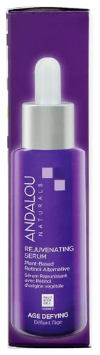 Andalou Naturals Bakuchiol Plant-Based Retinol Serum for Sensitive Skin, 1 oz
