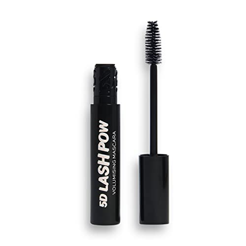 Revolution Beauty 5D Lash Pow Mascara - Lengthening & Volumizing, Vegan & Cruelty-Free, 0.41 Fl Oz Pack of 2