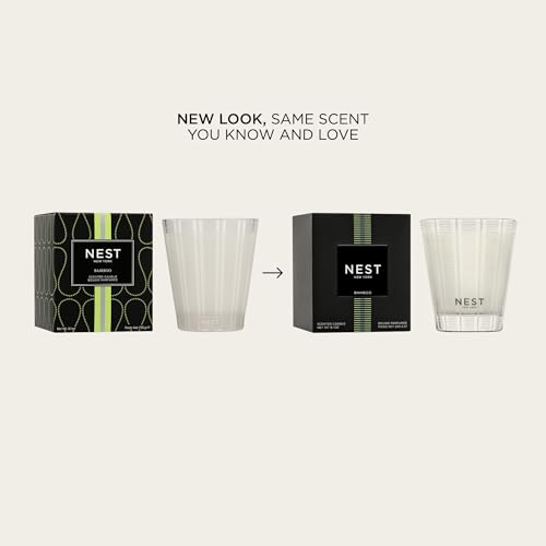 Scented Candle Duo - Bamboo & White Florals, Luxury Home Fragrance