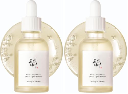 Beauty of Joseon Glow Deep Serum Rice Alpha-Arbutin 2 Fl Oz Pack of 2 - Moisturizing Skin Brightening