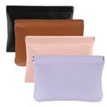 4 PCS Small Makeup Bag for Purse, Coin Purse for Women Lipstick Cosmetic Accessories Organizer, Mini Portable Cosmetic Bags, Small Travel Kit Storage Pouch (4 Medium), LQB-BH