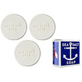 Sea Salt Soap Pack of 3 - Natural Bar Soap for Bath & Body