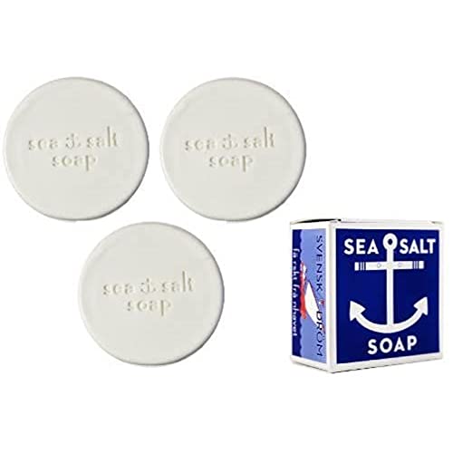 Sea Salt Soap Pack of 3 - Natural Bar Soap for Bath & Body
