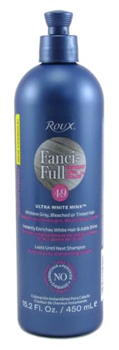 Roux Fanci-Full Rinse #49 Ultra White Minx Hair Color 3 Pack 15.2oz