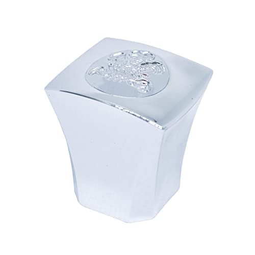 Royal Water Perfume Bottle Cap. Himalaya/Tabarome/Santal Original/Viking/Virgin Island Water Cap. Silver Square Plastic Cap. Fits 3rd Generation bottle