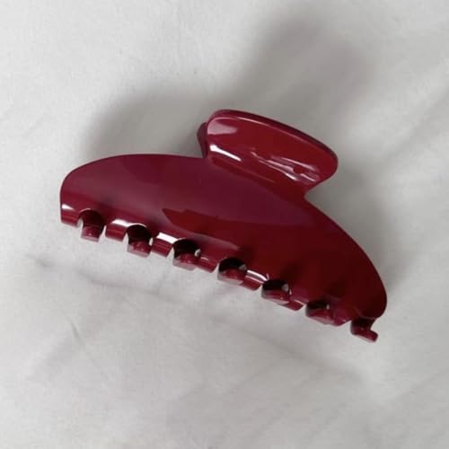 RPZL Cherry Red Acetate Hair Claw Clip - Big Hair Clip for All Hair Types
