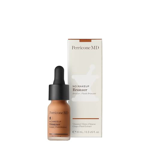 Perricone MD No Makeup Liquid Bronzer - Lightweight Sun-Kissed Glow, 0.3 fl oz