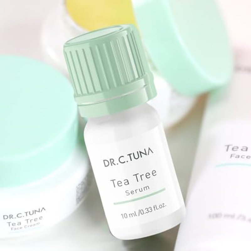 FARMASi Dr. C. Tuna Tea Tree Serum, Purifying Facial Serum for Blemish-Prone Skin, Helps Balance & Clarify Complexion, Tea Tree Oil with Thyme & Rosemary Extracts, 0.33 fl oz