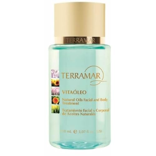 Terramar Vitaoleo Tratamiento Facial y Corporal de Aceites Naturales, Tan Suave que Puedes Aplicar en Cutis y Cuerpo. Marcas en la piel, paso del tiempo, manchas y m?s