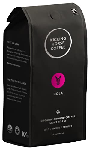 Light Roast Ground Coffee - Organic, Fairtrade, Kosher, 284g Pack of 6