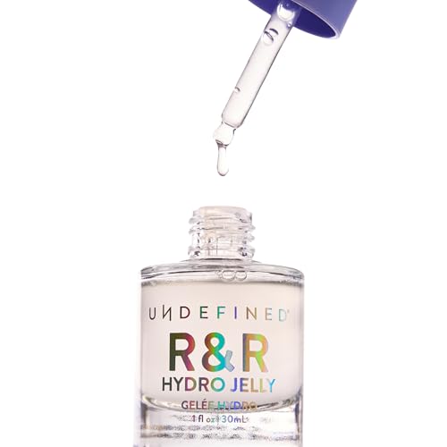 Hydro Jelly Face & Eye Serum with Peptides Hyaluronic Acid Caffeine - Vegan Hydrating Serum