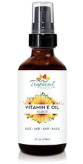 Organic Vitamin E Oil for Skin, Hair & Scar Treatment - 4 fl oz, 43,000 IU