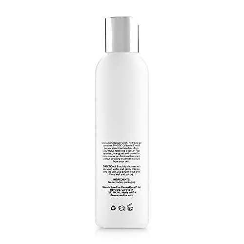 DermaQuest C Infusion Facial Cleanser - Vitamin C, Antioxidant, & Brightening Face Cleanser - Anti Aging Face Wash For Men & Women - For All Skin Types (6oz)