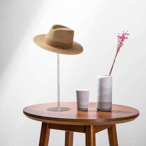12-17 Inch Acrylic Hat Stand Display Rack Set - 8 Pieces, Adjustable Height