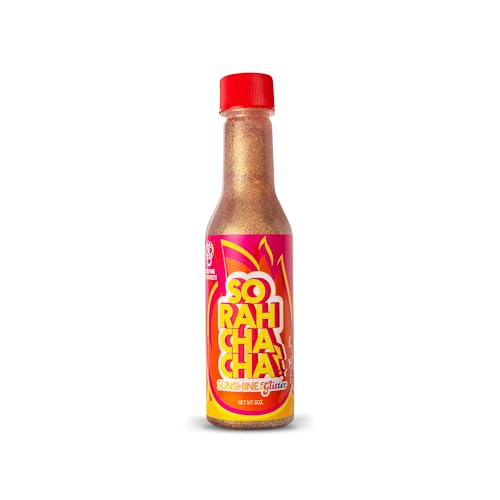 Sunshine & Glitter - SoRahChaCha! - Holographic Body and Face Glitter Gel - Glitter Makeup for Cosplay Biodegradable Glitter, Rose Gold Color, Vegan & Cruelty Free, Festival & Rave Ready, 5oz