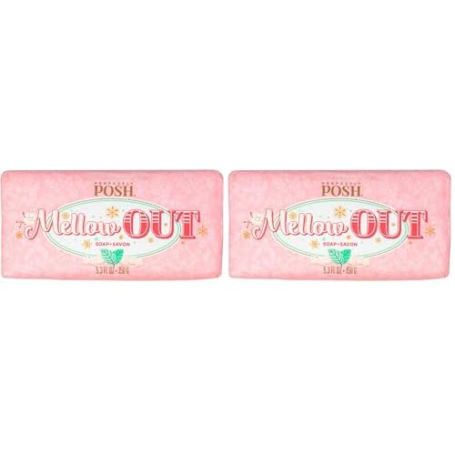 Perfectly Posh - Mellow Out So Soapy - Soothing and Hydrating Body Soap with Lavender and Chamomile - for Rejuvenating Bath Time - 5.3fl oz (Pack of 2)